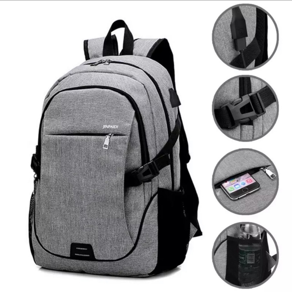 Gray backpack - Picture 5 of 5